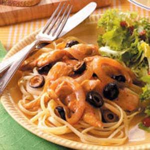 Honey-Orange Chicken and Pasta