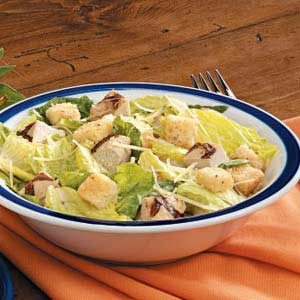 Simple Grilled Chicken Caesar Salad