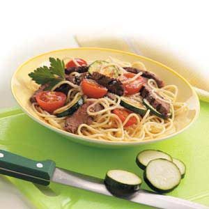 Italian Beef with Spaghetti