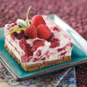Raspberry Swirl Frozen Dessert