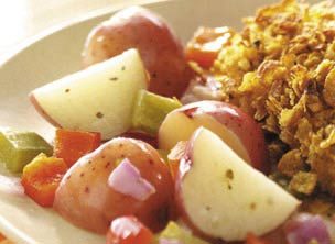 Roasted Potatoes and Peppers