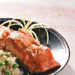 Walnut Ginger Salmon