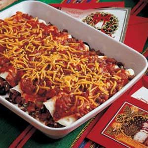 Cheesy Beef Enchiladas