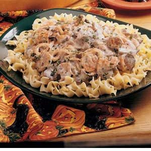 Tangy Beef Mushroom Stroganoff