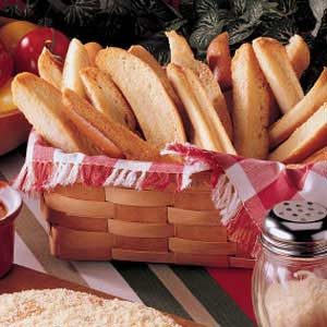 Crispy Garlic Breadsticks