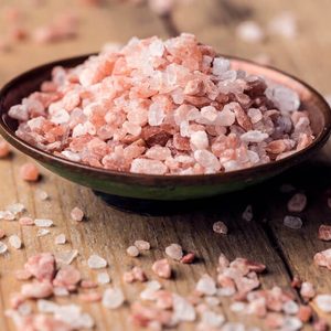 Pink salt from the Himalayas