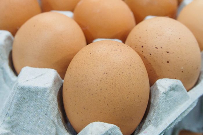 large carton of eggs