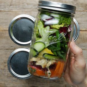 salad in jar