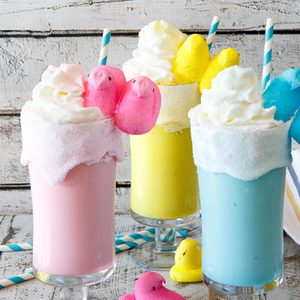Easter peeps milkshakes