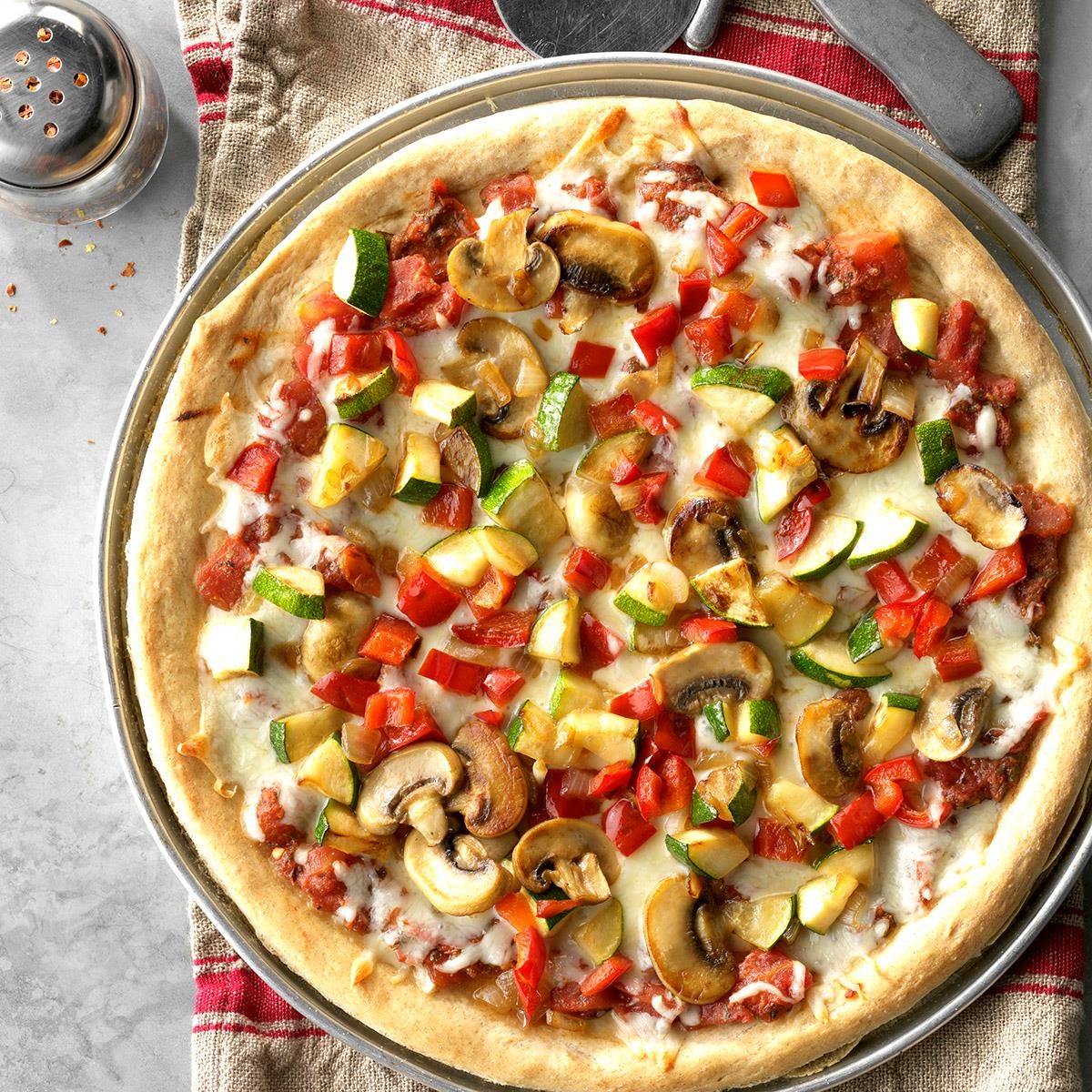Whole Wheat Veggie Pizza