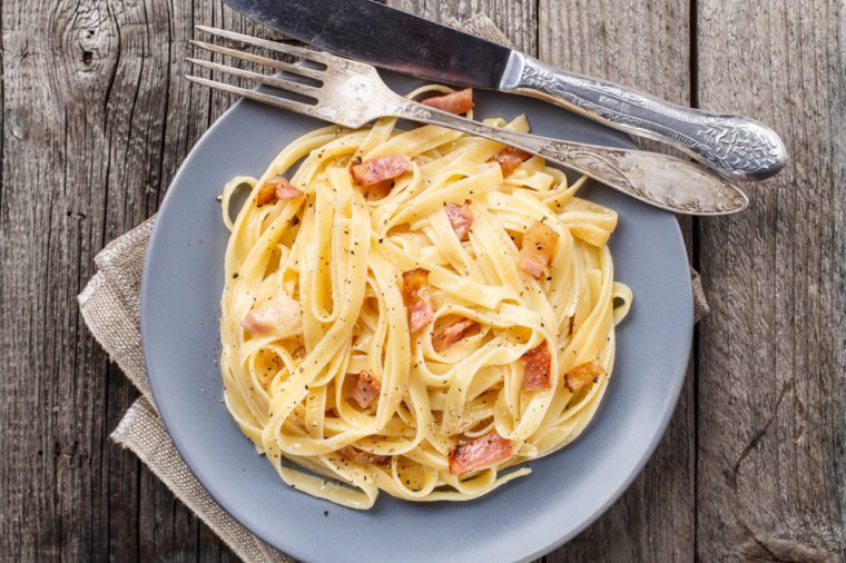 Pasta carbonara
