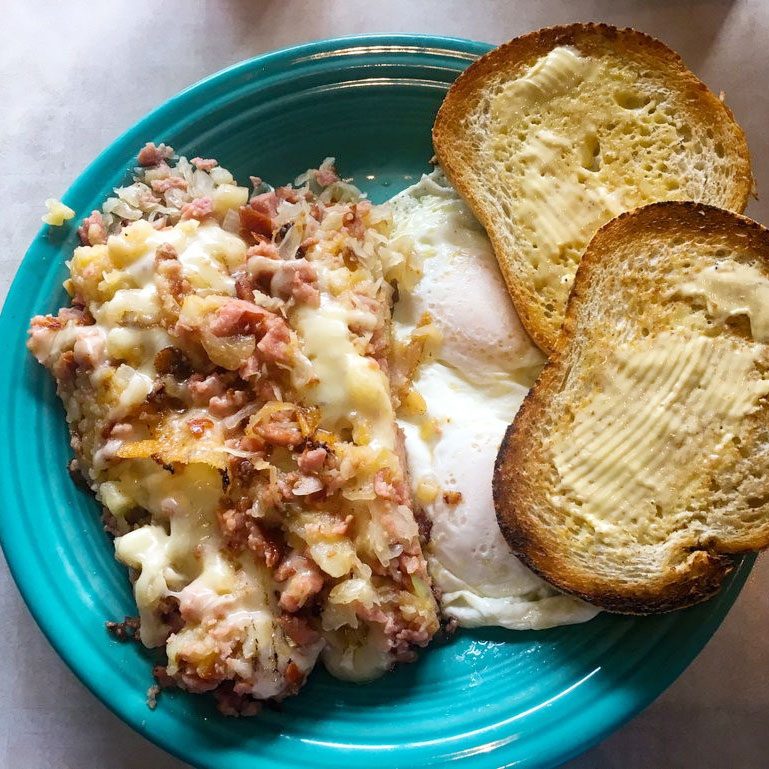 breakfast at Pamelas Diner