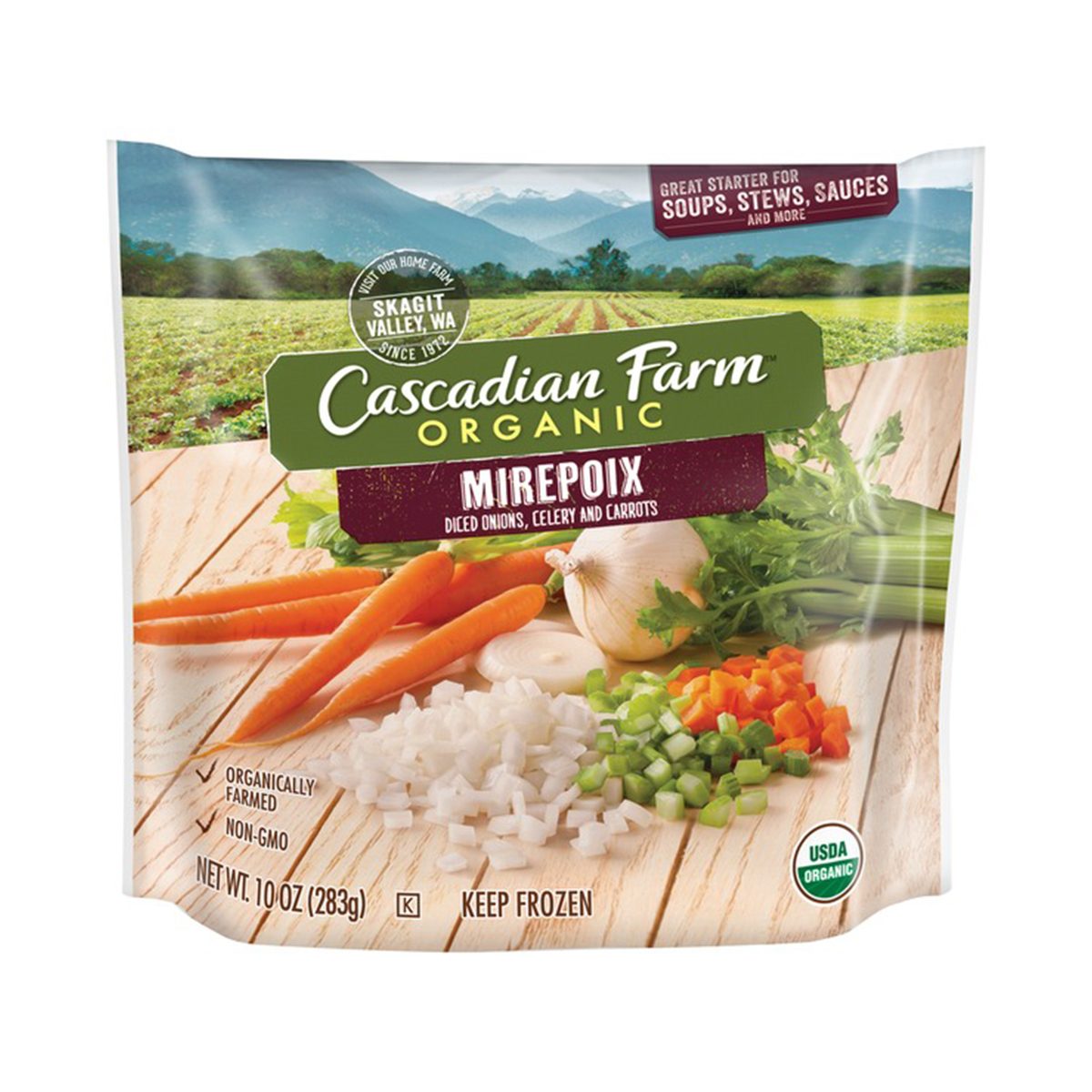 Cascadian, amazon, frozen, product, mirepoix