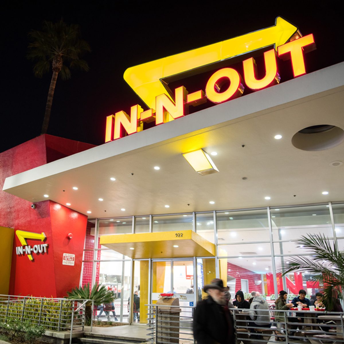 In-N-Out Burger fast food restaurant