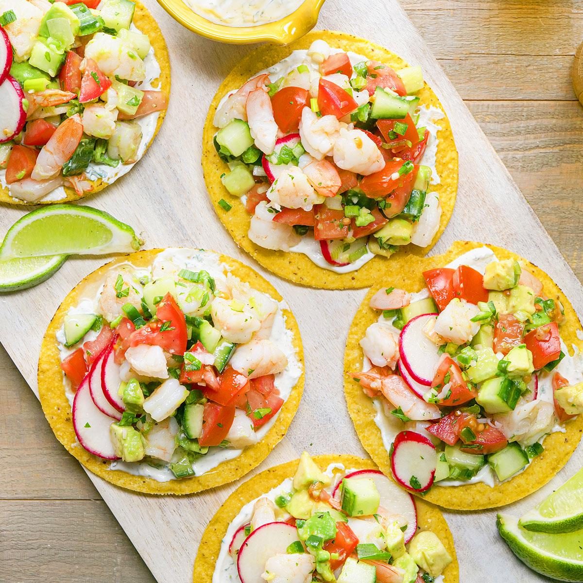Shrimp Tostadas With Lime Cilantro Sauce Exps Tohvp24 130117 Mr 03 27 1