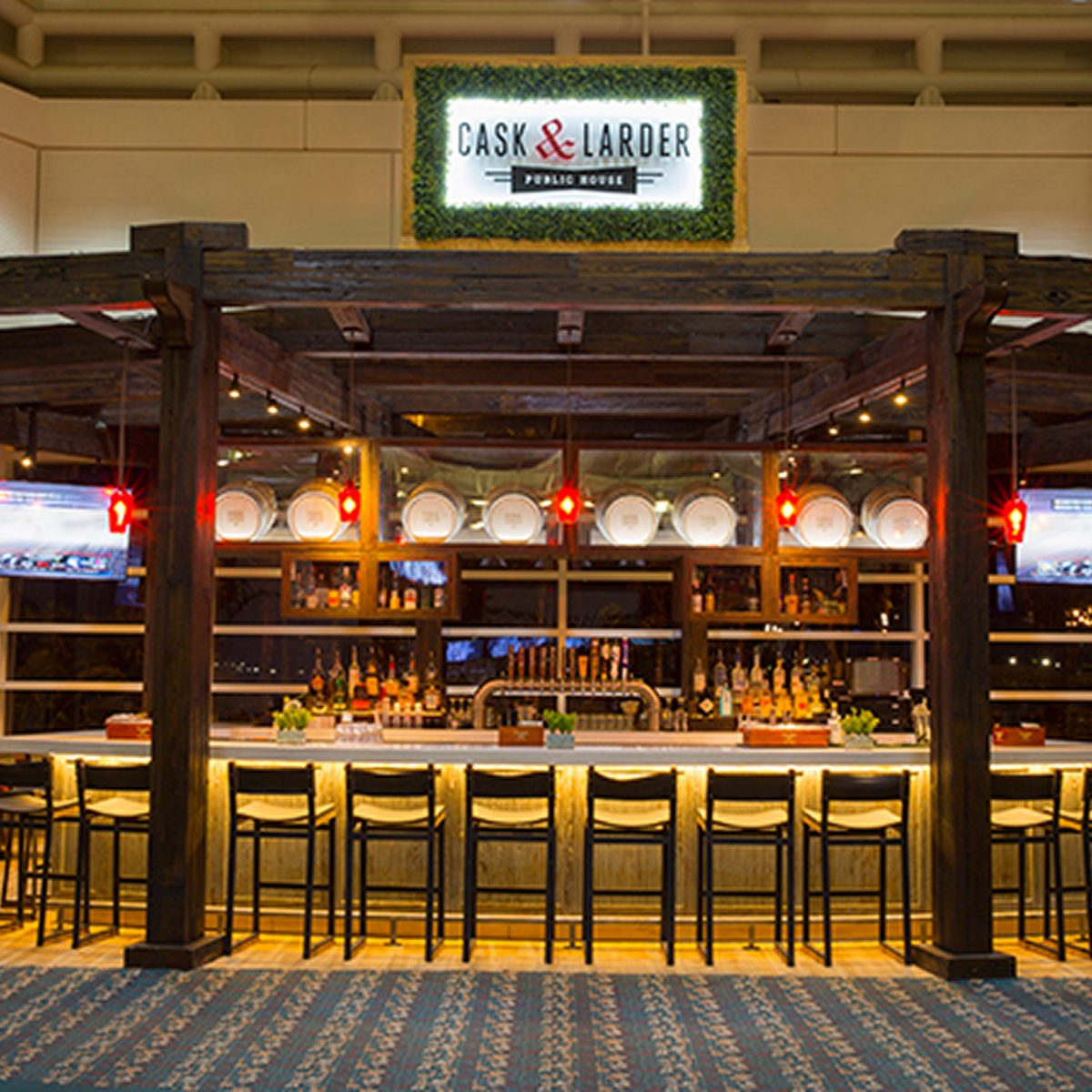 best airport restaurants cask and larder