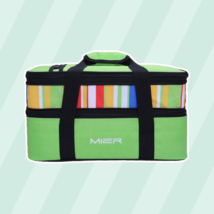 MIER Insulated Double Casserole Carrier