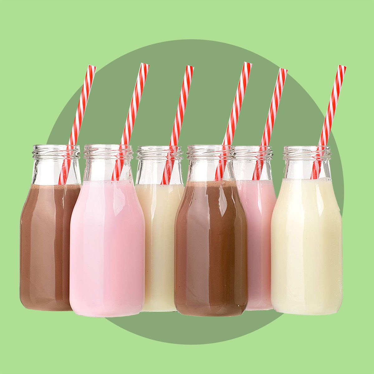 Set of 12-11 oz Glass Bottles with Lids