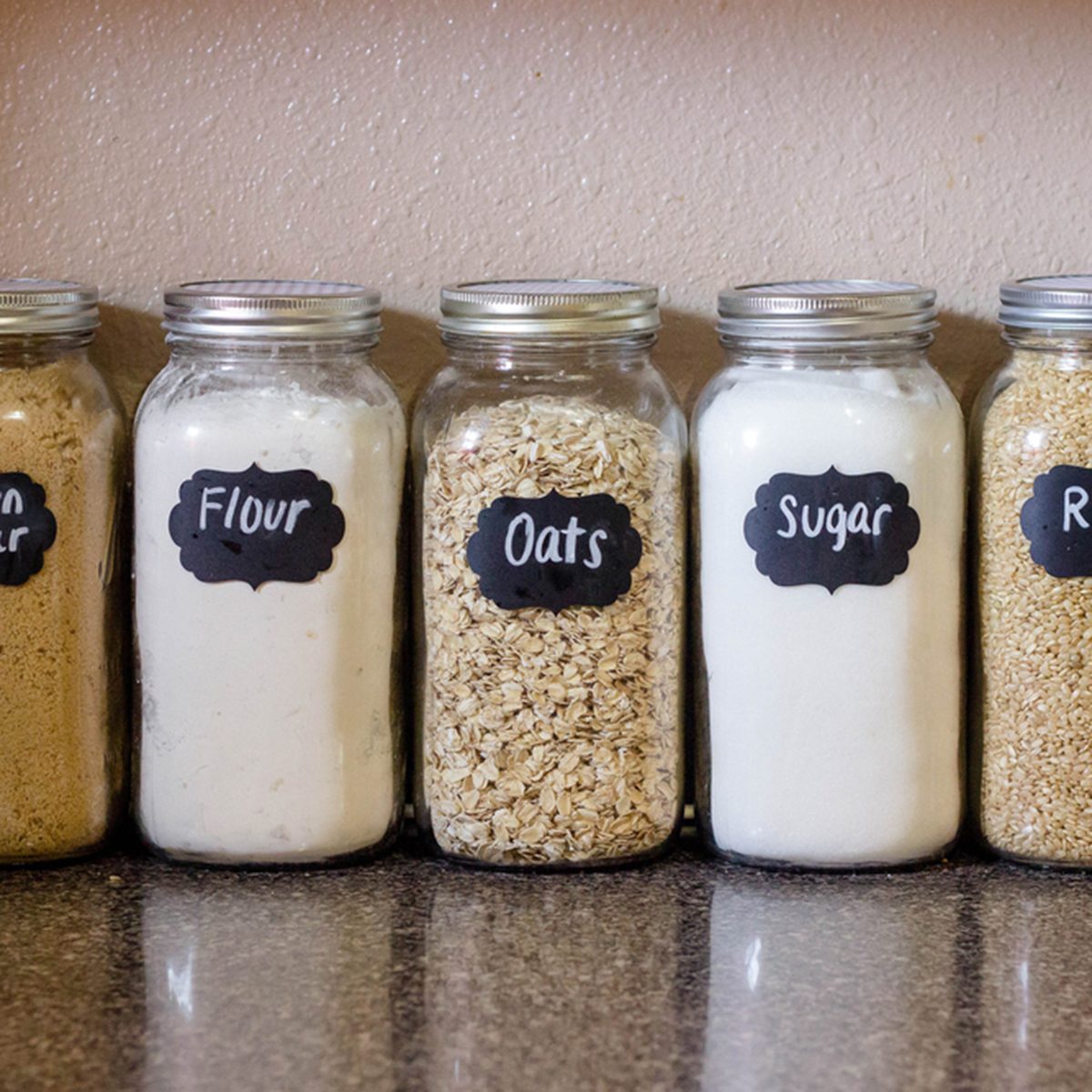 Line up on baking essentials