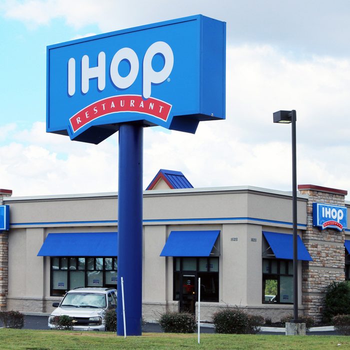 (International House of Pancakes) Restaurant exterior.