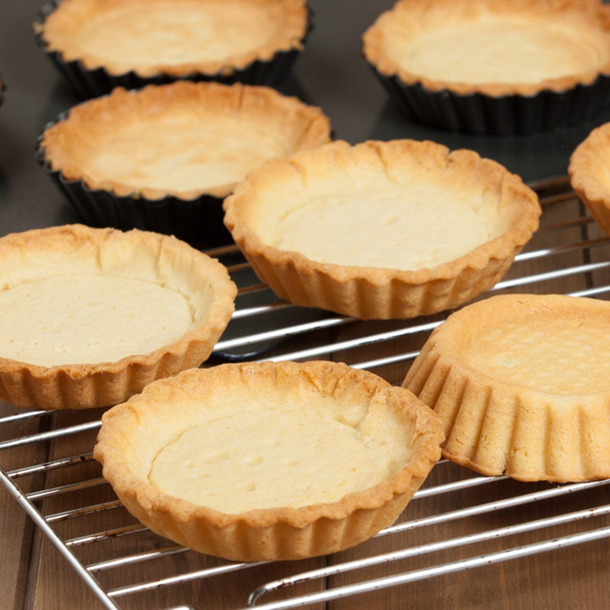 Cooking Process Of Tartlets. Baked Shortcrust Pastry; Shutterstock ID 603281093; Job (TFH, TOH, RD, BNB, CWM, CM): Taste of Home