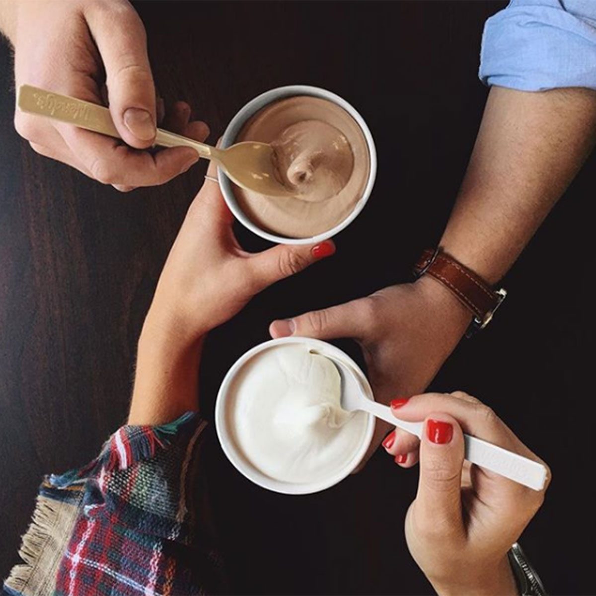 Chocolate and vanilla Frosties