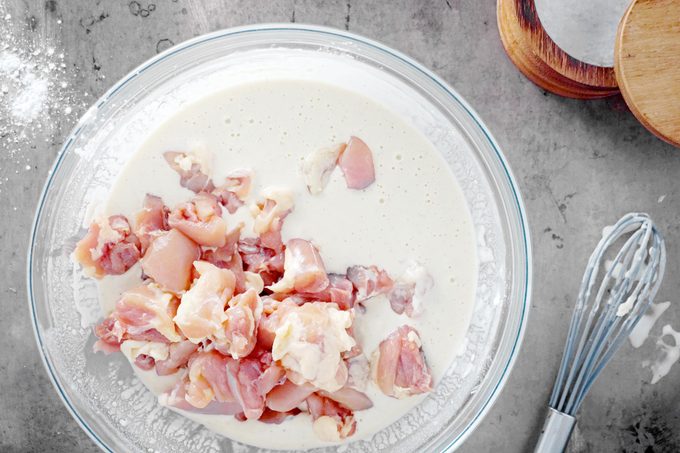 making Panda Express Orange Chicken