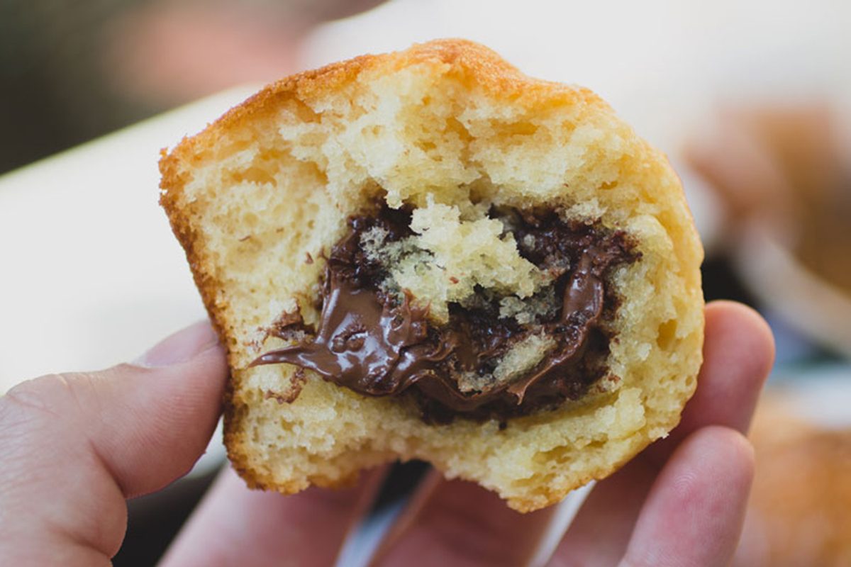Nutella-stuffed Muffins