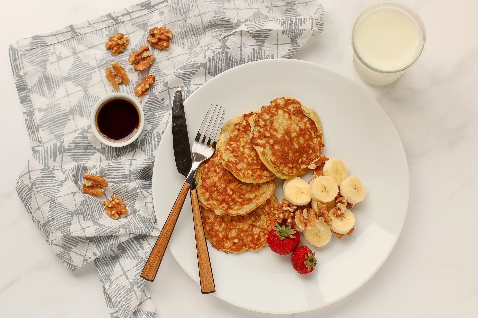 How to Make Healthy Banana Pancakes