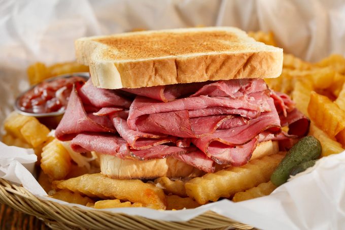 corned beef sandwich