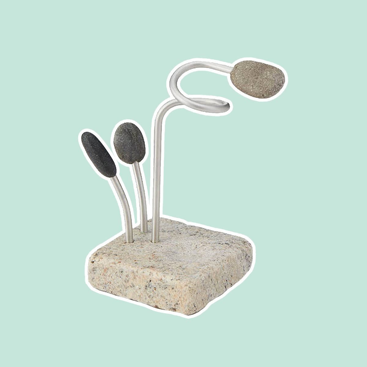 Sea Stone Splash Sponge & Brush Holder 2