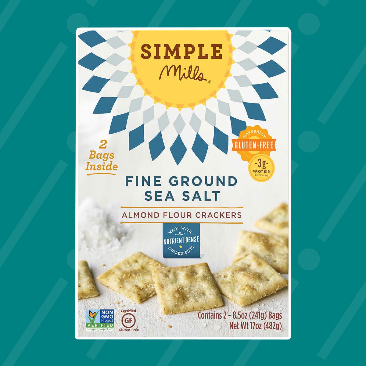 Almond Flour Sea Salt Crackers