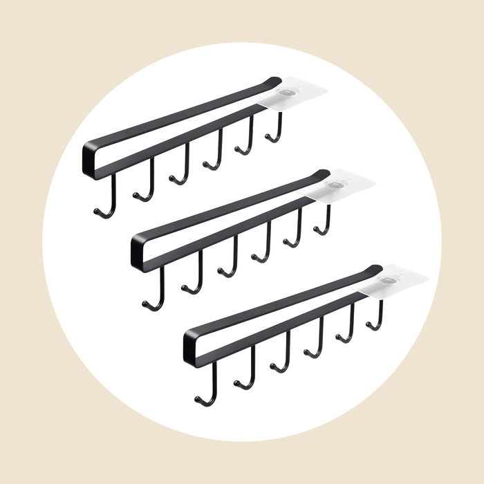 Ecrocy Adhesive Cup Holder Under Cabinet Ecomm Via Amazon