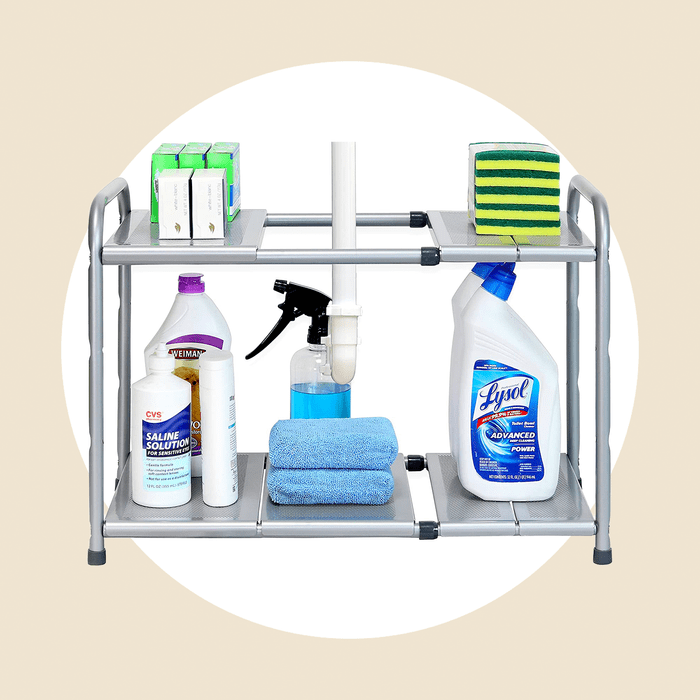 Simplehouseware Under Sink 2 Tier Expandable Shelf Organizer Ecomm Via Amazon