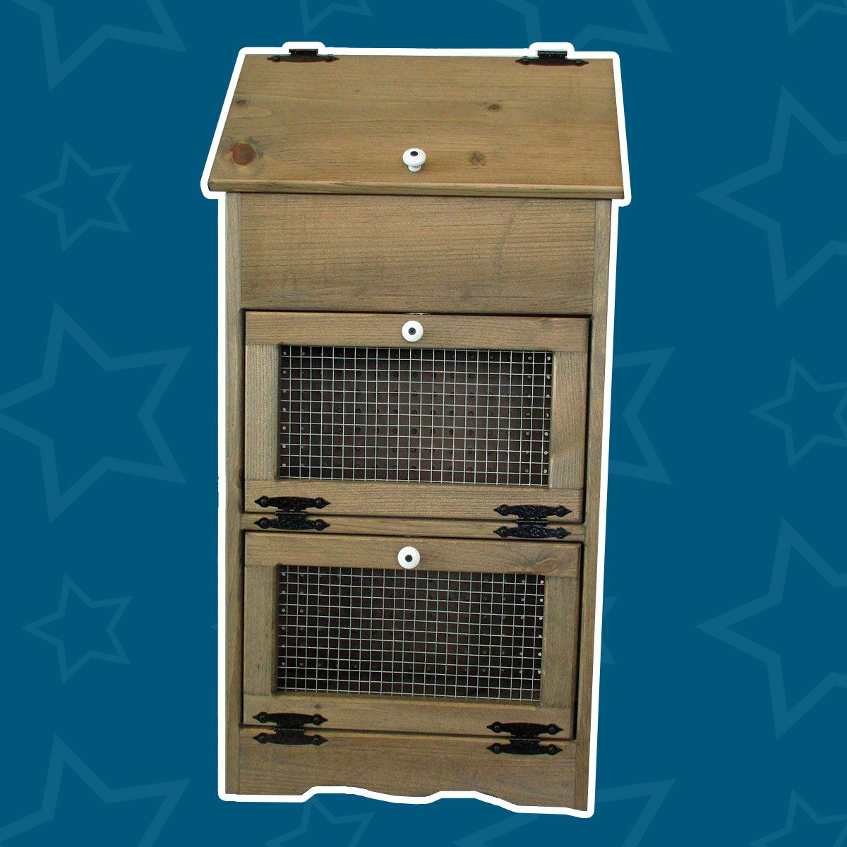 Rustic Bread and Veggie Bin