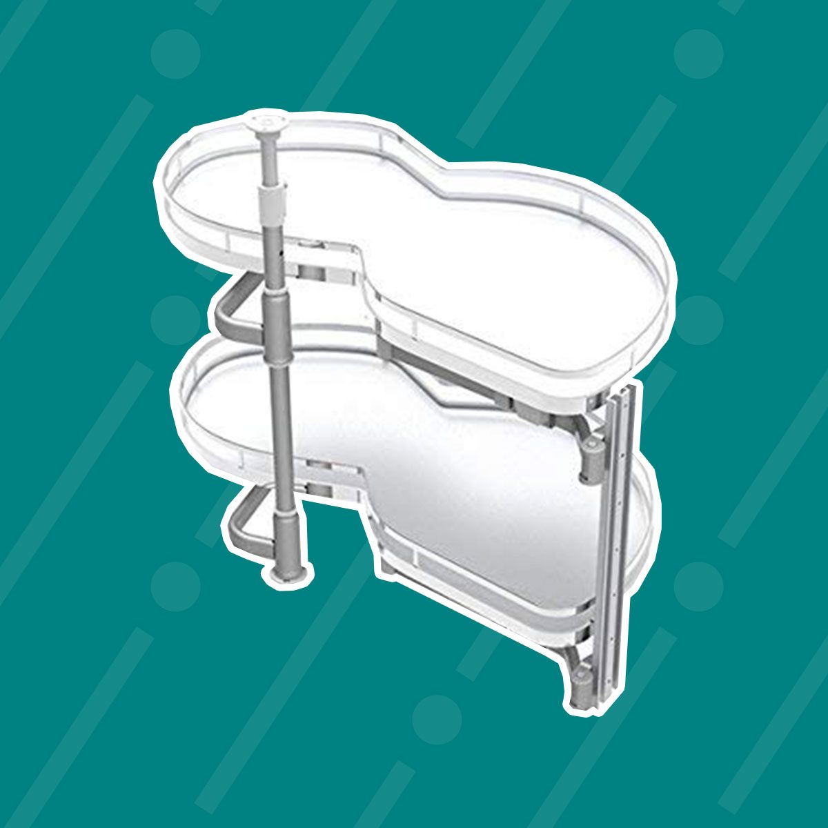 Swing-out Corner Cupboard Storage