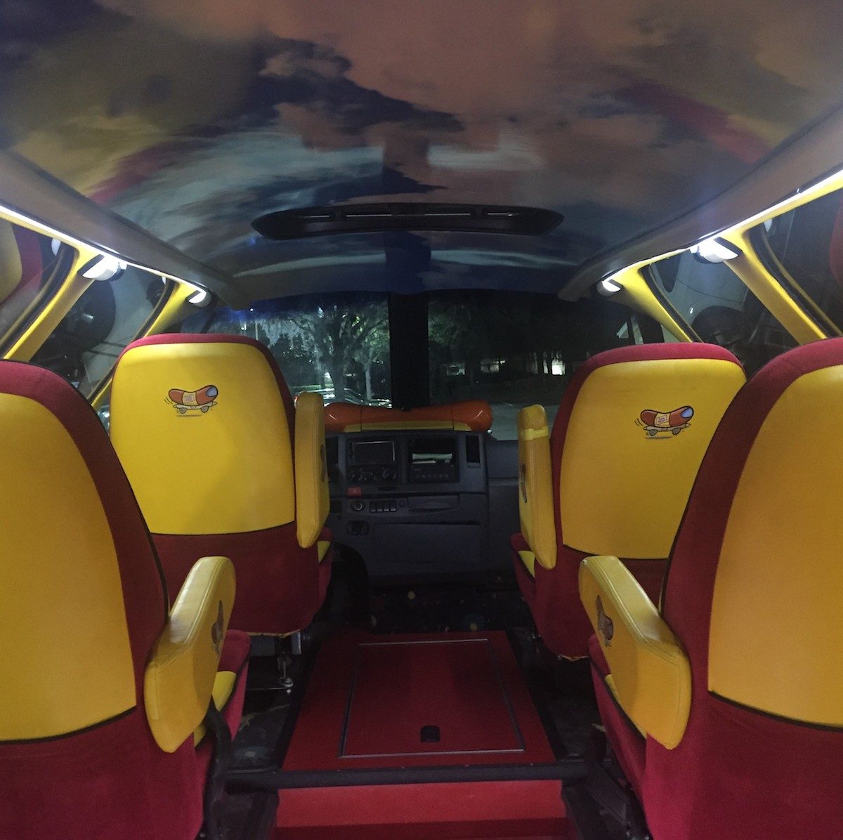 wienermobile interior