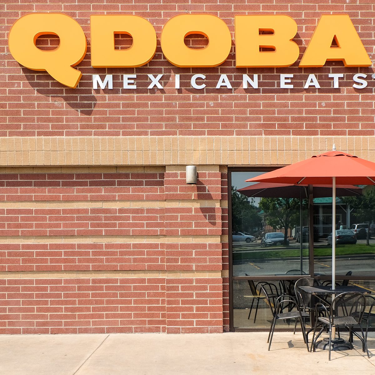 Qdoba Mexican Grill exterior and logo