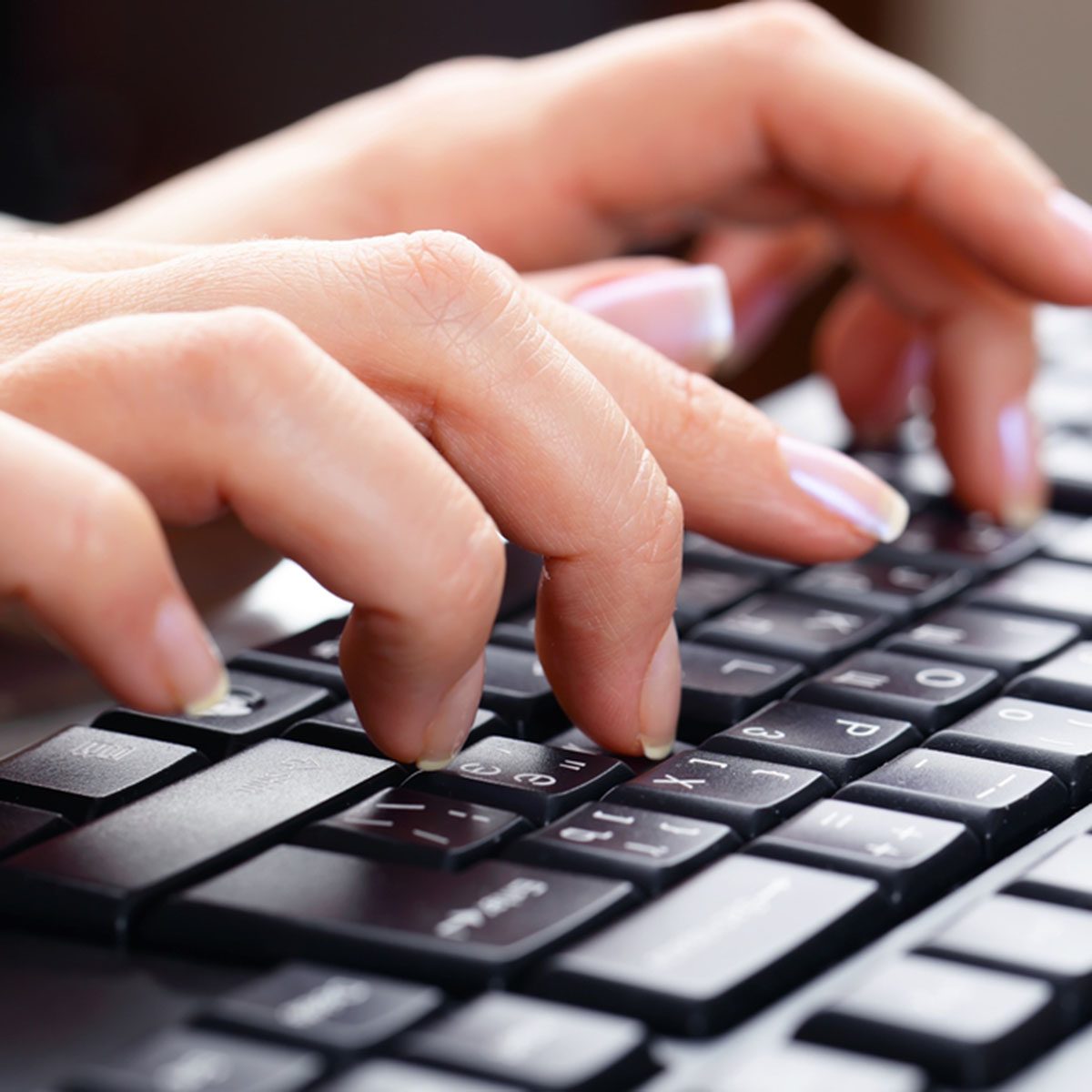 Typing on keyboard.; Shutterstock ID 71736865; Job (TFH, TOH, RD, BNB, CWM, CM): Taste of Home