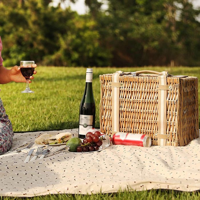 Insulated Wicker Picnic Set