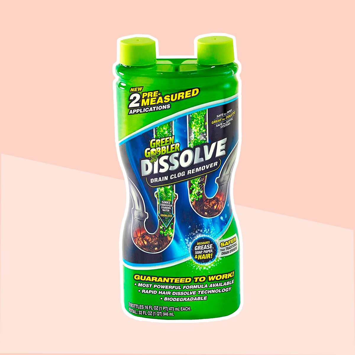 Green Gobbler Liquid Hair & Grease Clog Remover