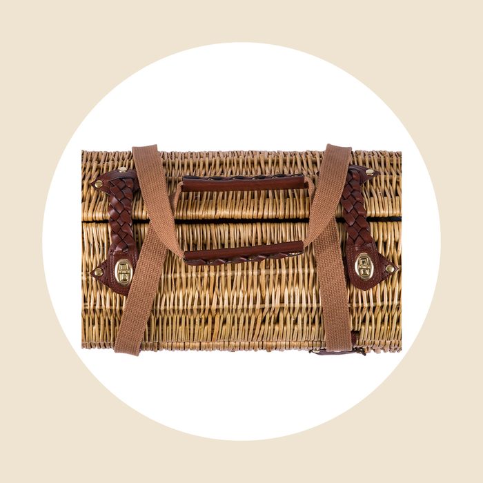 Wine And Cheese Barrel Basket