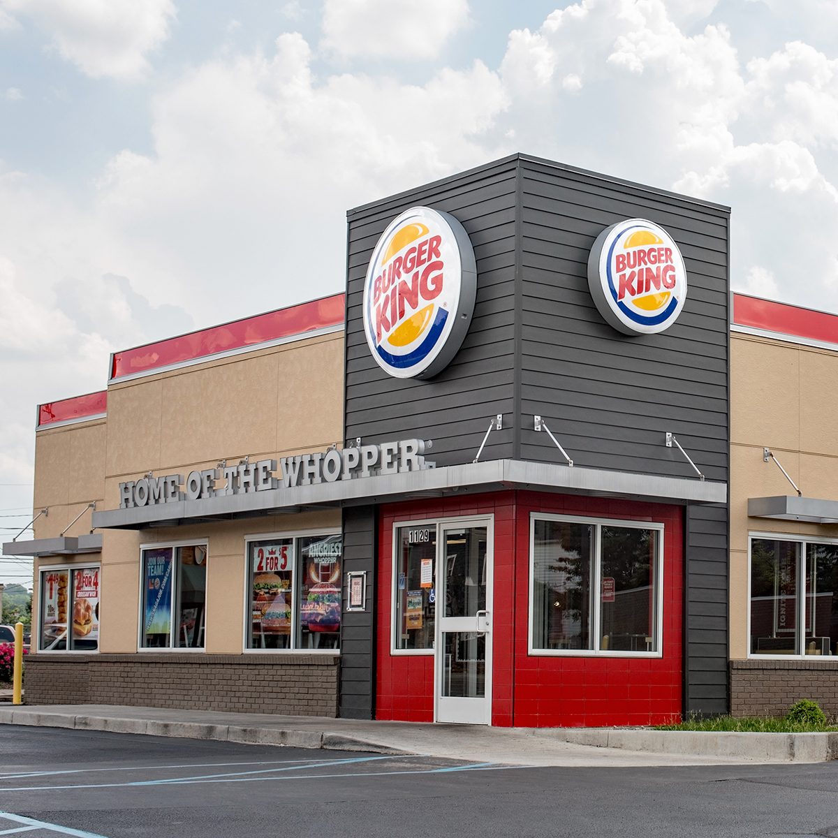 DAYTON, OHIO, USA - MAY 29, 2016: The newest Burger King 