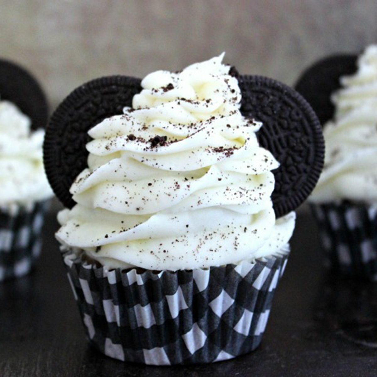 Mickey Mouse Oreo Cupcakes
