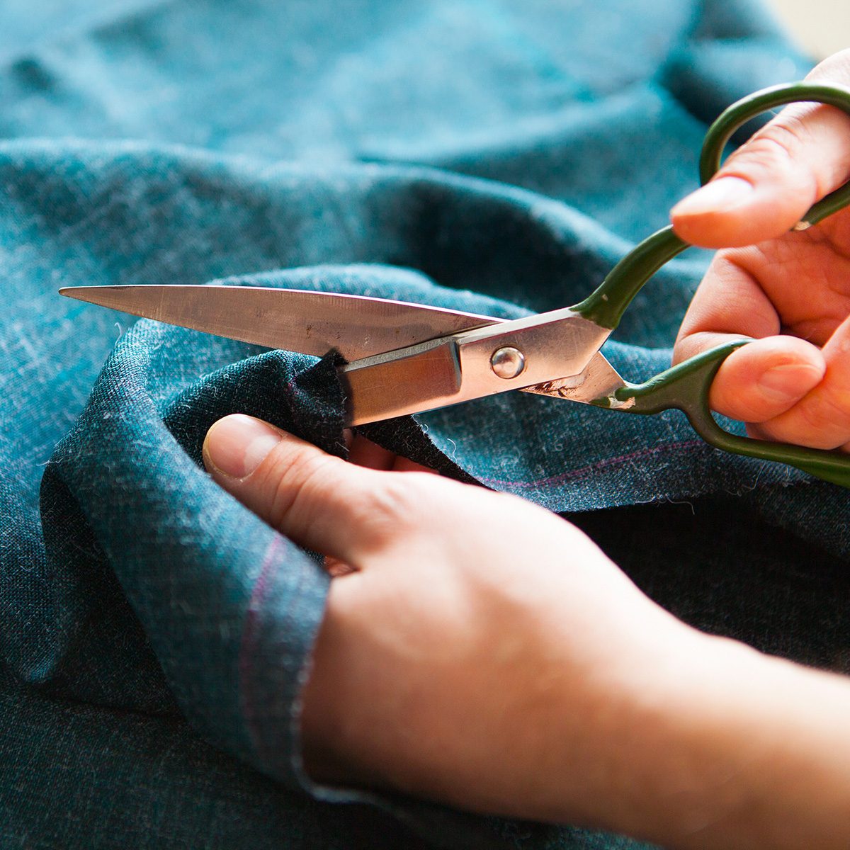 Tailor. Man Hands notch tailor tailor