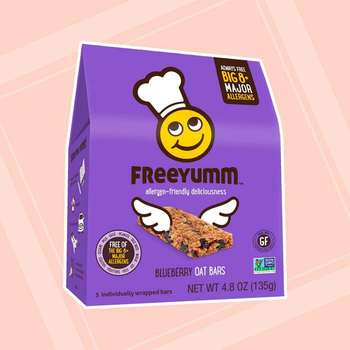 FreeYumm Blueberry Oat Bars