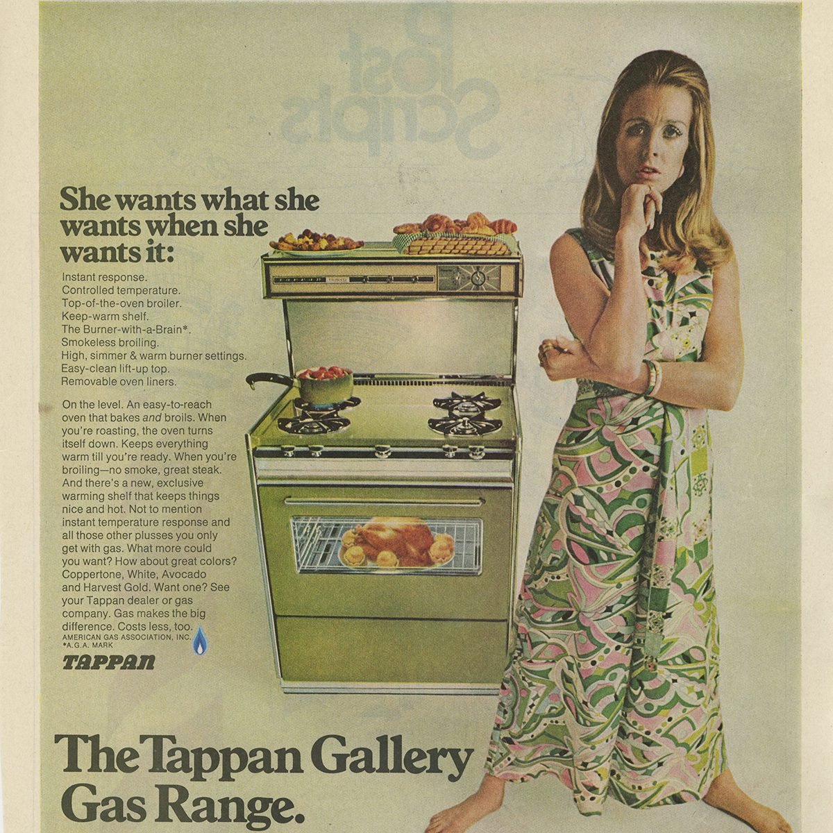 Tappan Gas Range ad