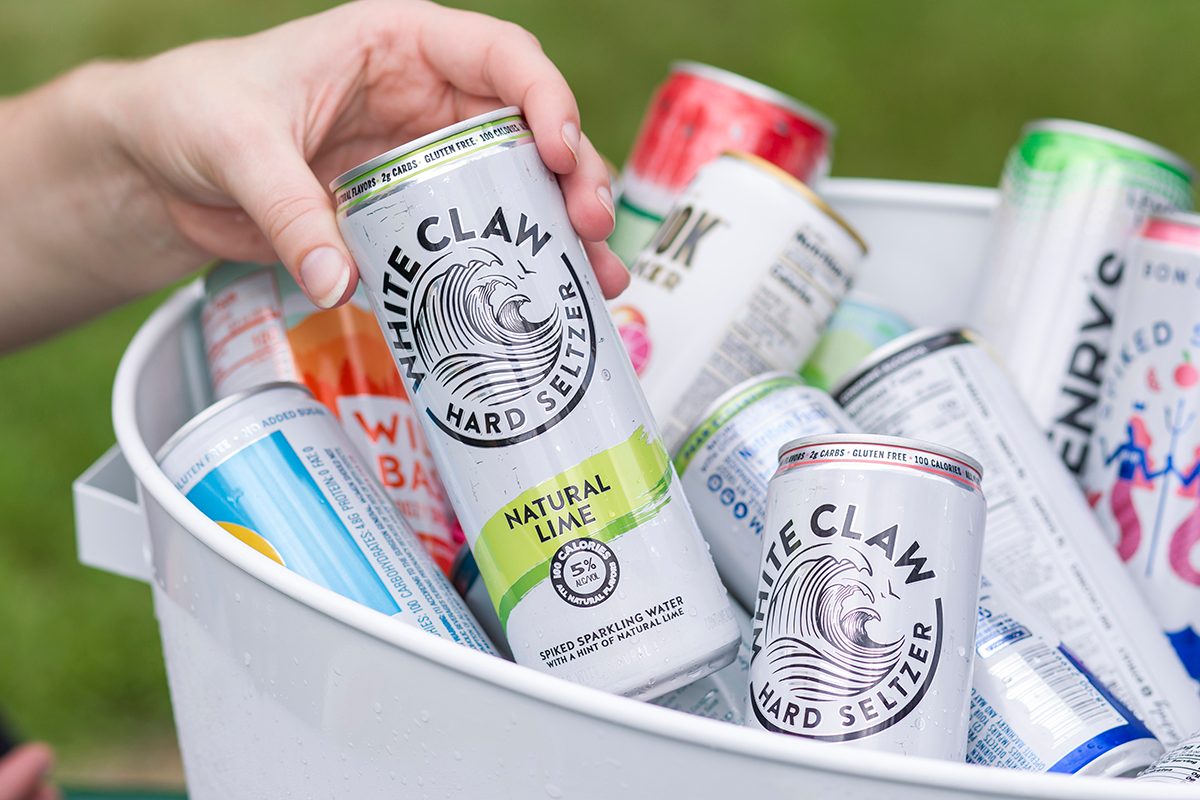 white claw, hard seltzer