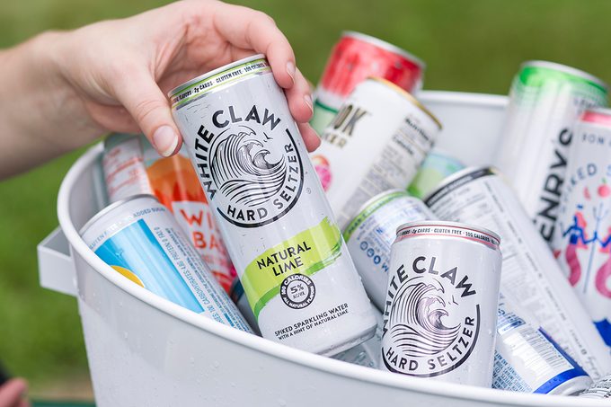 white claw, hard seltzer