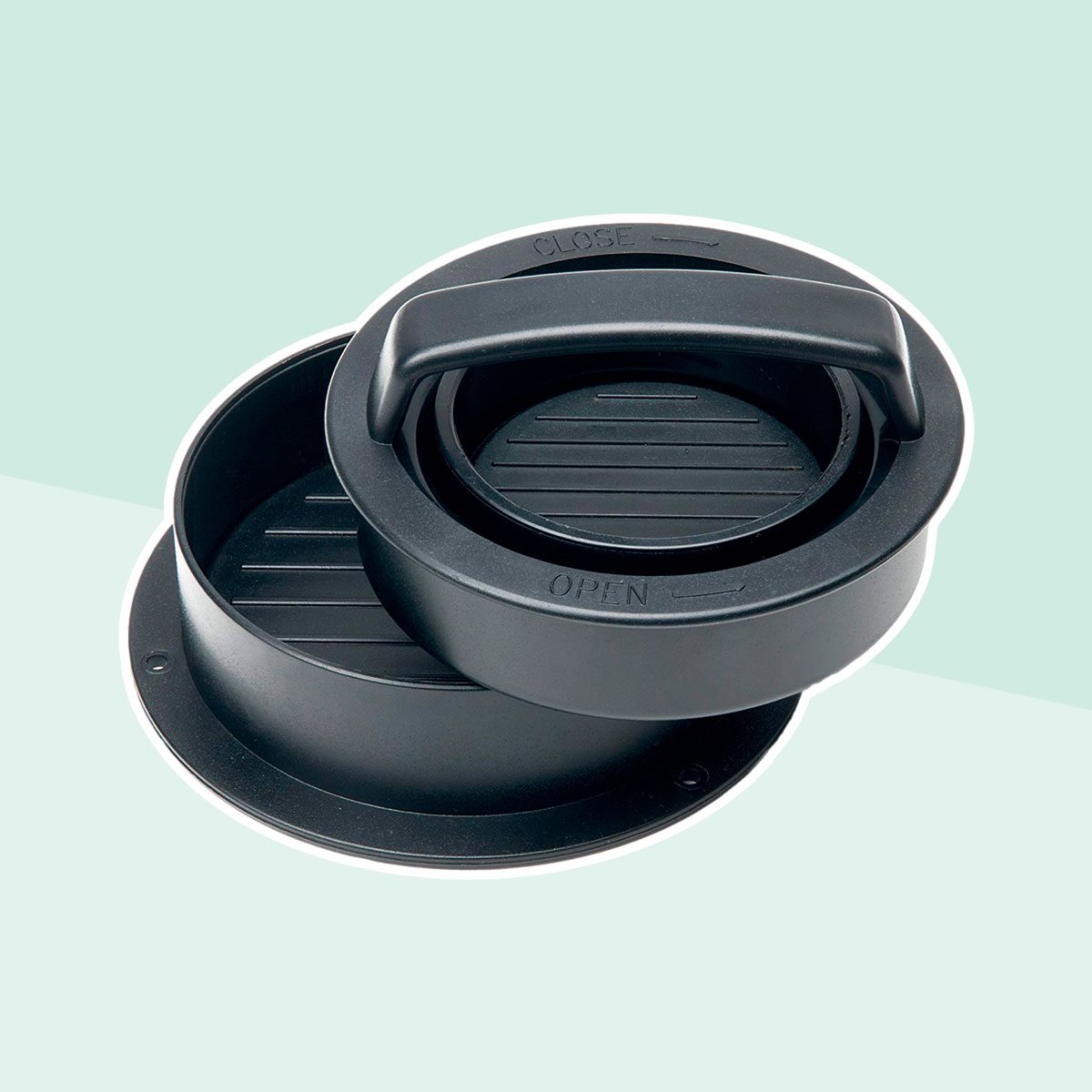 Stuffed burger press